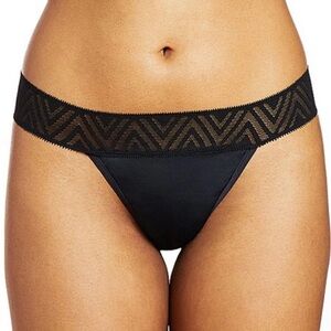 NWT- Thinx Thong Period Underwear - Menstrual Underwear-Period Panties Black XL
